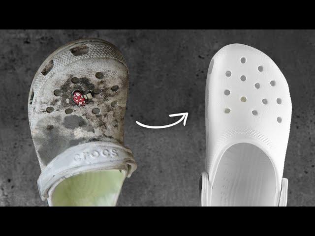 How to Clean Crocs in 2 Minutes!