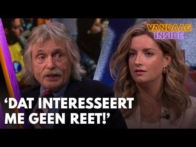 Johan neemt het op voor Dick Schoof na vragen Merel Ek: ‘Dat interesseert me geen reet!'