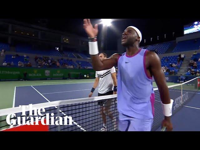 Frances Tiafoe launches expletive-filled rant at umpire after Shanghai Masters loss