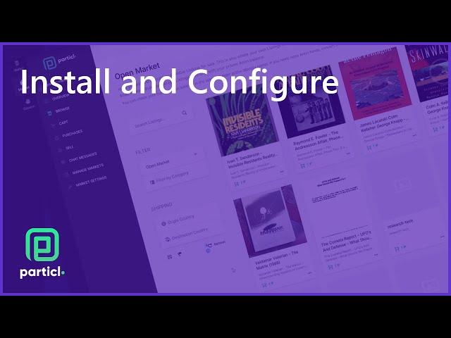 How to Install and Configure Particl Marketplace