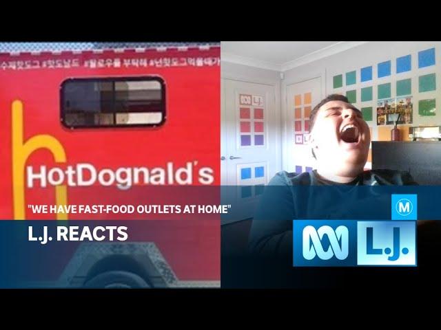 L.J. Reacts #66: "We have fast-food outlets at home"