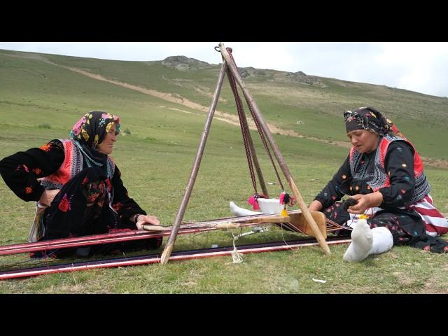 Yüksek yaylada yaşam ve Geleneksel dokuma