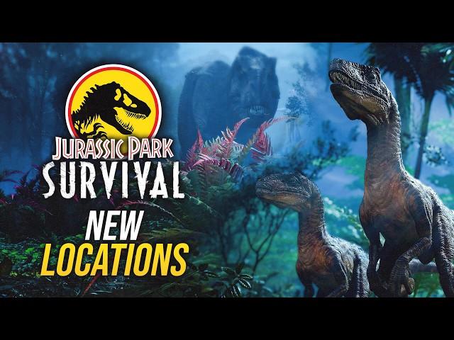 NEW IMAGES + ART from Jurassic Park Survival Reveal NEW LOCATIONS in Video Game's Isla Nublar