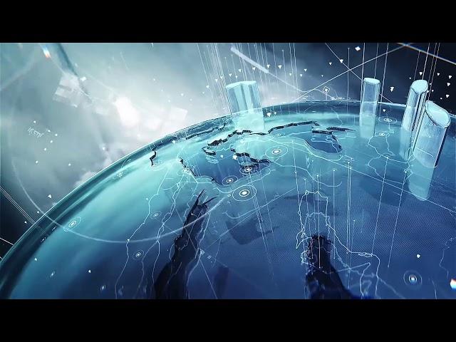 ◉ FREE STOCK footage HD ◉ Global Network Earth Tech Digital