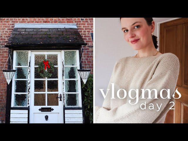 Cottage garden refresh, knitting pattern Advent sale & playing yarn chicken | Vlogmas 2024 Day 2