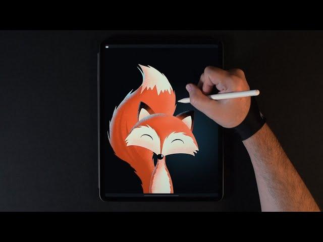 Happy Fox - Procreate Drawing Tutorial