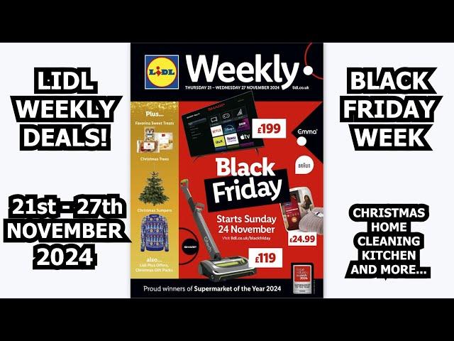 Lidl Weekly Deals 21st - 27th November 2024 Black Friday Week