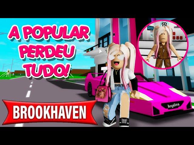 A GAROTA RICA QUE FICOU POBRE GASTANDO TODO SEU DINHEIRO! - Roblox - Historinhas Brookhaven premium