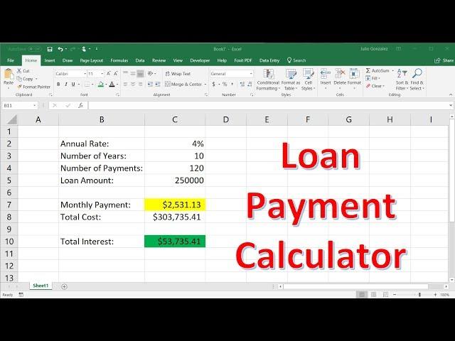 How To Calculate Loan Payments Using The PMT Function In Excel