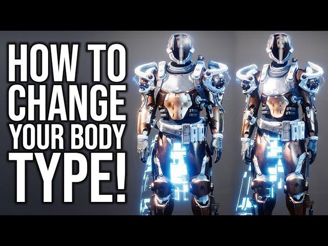 How To Change Your Body Type In Destiny 2! NEW Customization Feature! - Into The Light