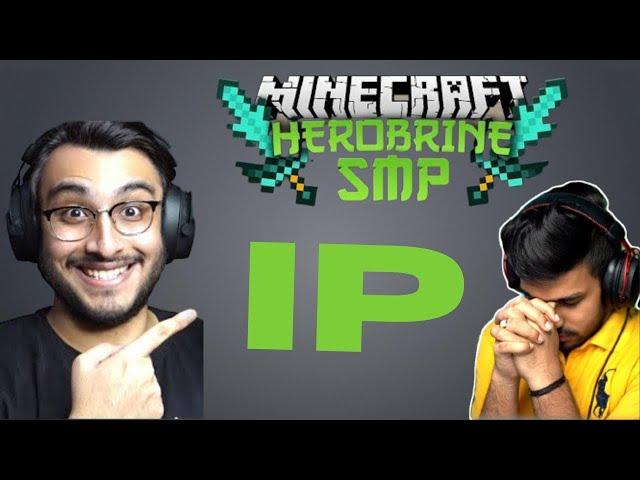 HEROBRINE SMP SERVER IP    SERVER IP LEAK  #short #shortvideo #fristshortvideo #youtubeshort