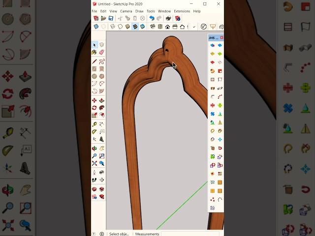 How To Make Mouldings In SketchUp #shorts #sketchup #sketchuptutorial #designgorhythm #cad
