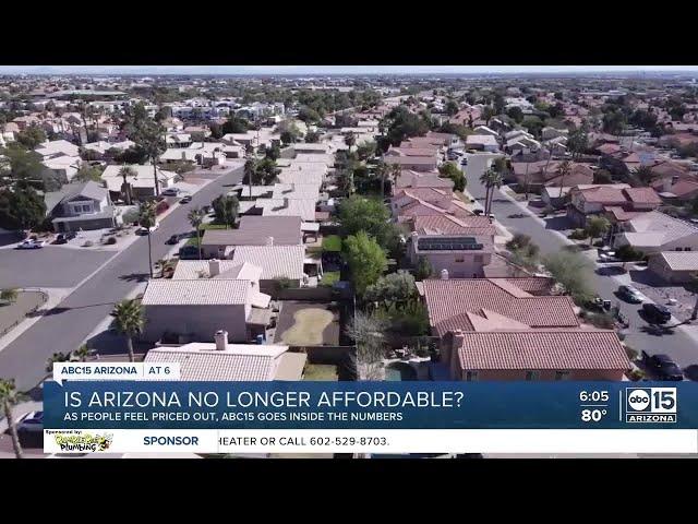 Is Arizona no longer affordable?