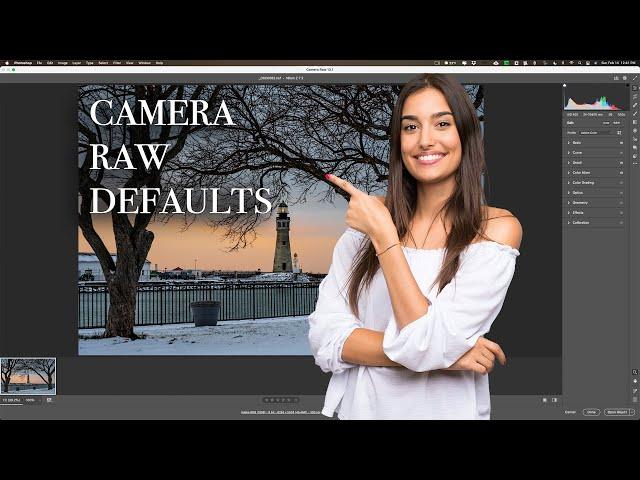 How To Set RAW DEFAULTS in Adobe Camera Raw