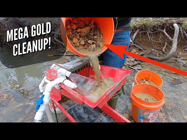 MEGA GOLD FOUND with a Gold Fox Trommel!