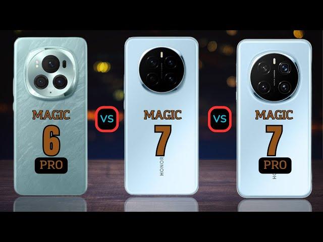 Honor Magic 6 Pro vs Honor Magic 7 vs Honor Magic 7 Pro