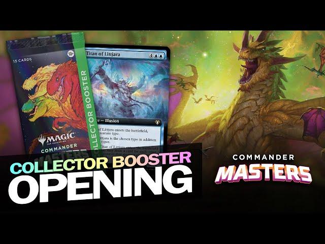 My First Commander Masters Collector Booster Opening - Magic The Gathering 2024