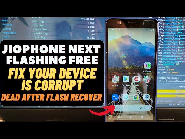 JioPhone Next Flash File | Your Device is Corrupted Solution | Premium Flash File & Tool Free A2GSM