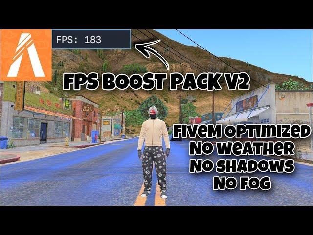 FIVEM: FPS Boost Graphics Pack V2 (OPTIMIZED) +160 FPS (No Shadows, Low Vegetation, Better FPS)