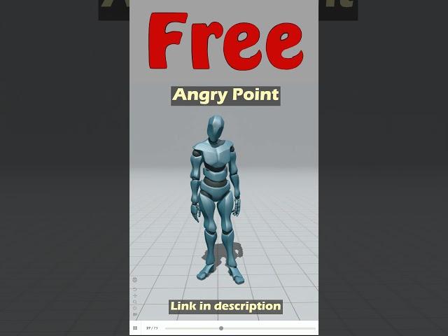 Angry Point. Free Mixamo animation for Daz Studio's Genesis 9