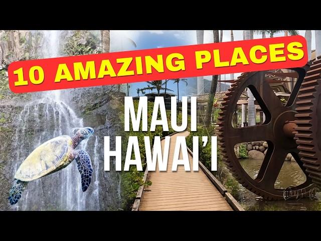 Maui Hawaii 10 AMAZING places you NEED to see on your next trip 2024