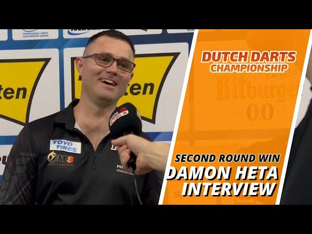 Damon Heta: 'I go to concentrate more on the darts now' | Dutch Darts Championship 2023