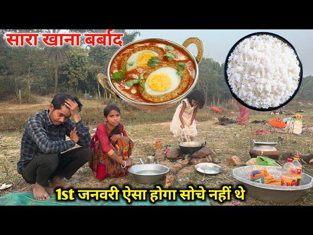 सारा खाना बर्बाद || 1st जनवरी ऐसा होगा सोचे नहीं थे || #vijayriavlogs