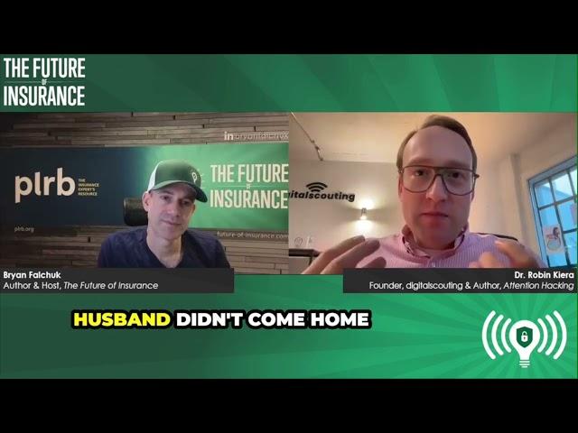 The Future of Insurance Podcast S5E22 – Dr. Robin Kiera on his book “Attention Hacking” – Clip 1