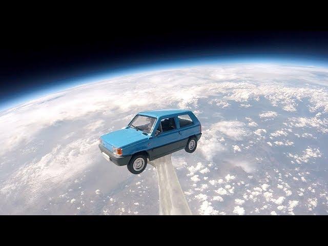 WE SENT A FIAT PANDA IN THE SPACE