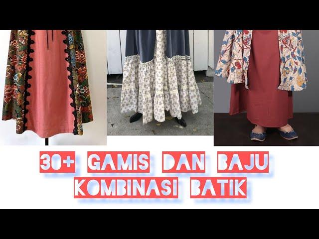 30+ inspirasi baju dan gamis kombinasi batik