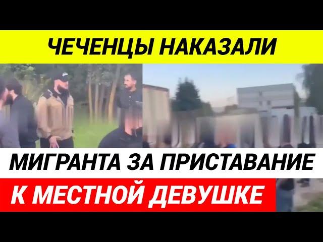 Чеченцы вновь наказали мигранта за приставание к Чеченке