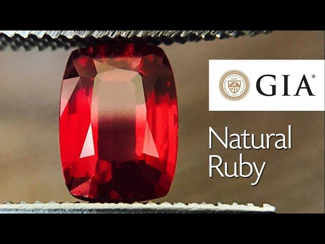 1.11ct GIA Certified Unheated Ruby - Paul Reinhard