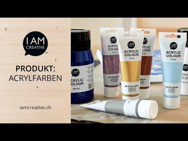 Acrylfarben Basic by I AM CREATIVE