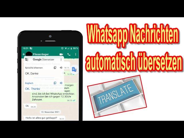 Google Übersetzer in WhatsApp aktivieren - WhatsApp Übersetzer installieren & einstellen