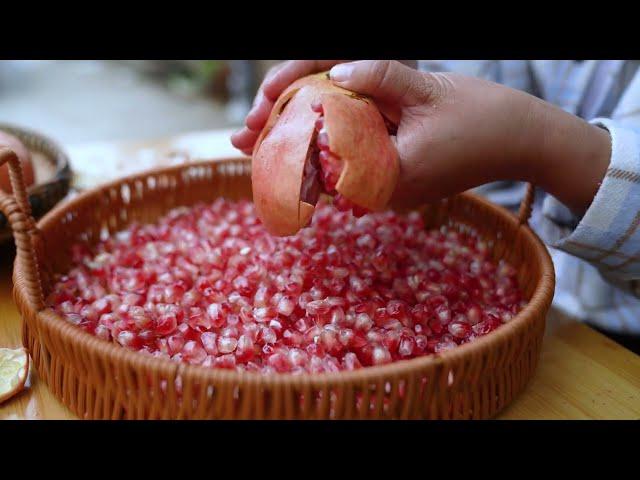 Homemade Pomegranate Wine! Guizhou Authentic Style!