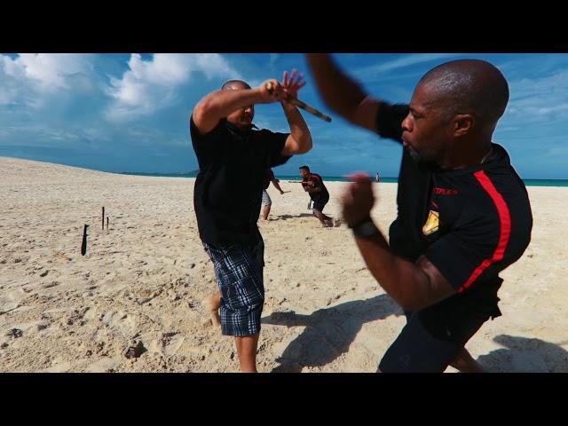 Filipino Martial Art Serrada Escrima In Slow Motion