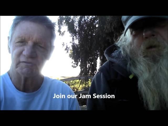 Bert Bledsoe, Diane Hochman and Andy, Guru of Fiesta Island Jam