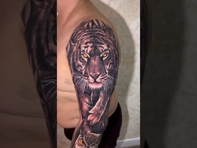 Animal Tattoo Art Work Vedio Amazing Tattoo! Stunning Tattoo!