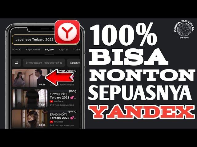 Cara mengatasi browser yandex tidak bisa mencari video