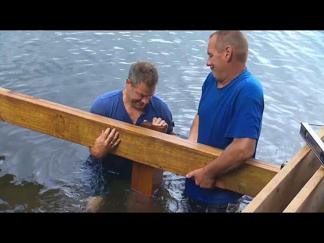 How to build a Shoreline Deck with stairs | Cottage Life