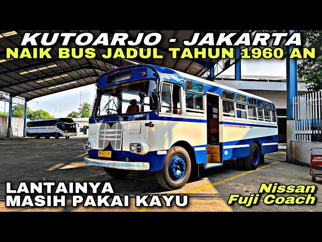 Lantainya Masih Pakai Kayu  Naik Bus Jadul Tahun 1960 an ️| trip SUMBER ALAM - Nissan Fuji Coach