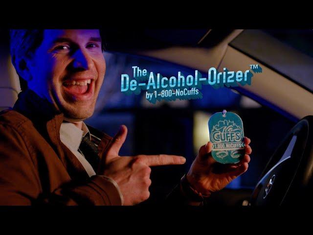 1-800-NO-CUFFS "De-Alcohol-Orizer" :60 Commercial