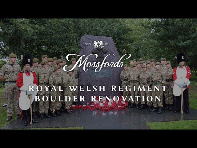 Royal Welsh Regiment Boulder Renovation