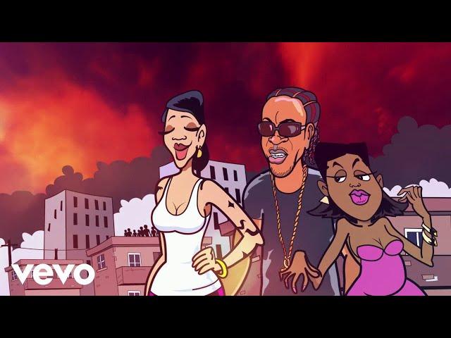 Bounty Killer - Dat's Gadzilla (Official Animated Video) ft. Vybz Kartel, Busy Signal