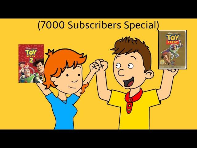 Caillou and Rosie brings a G Rating movie to school and gets Ungrounded. (7000 Subscribers Special)