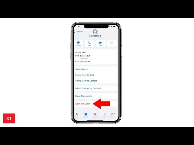 How to block a number on iPhone