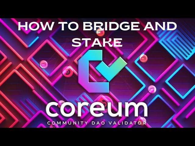 How to bridge and stake Coreum using Sologenic to Cosmostation