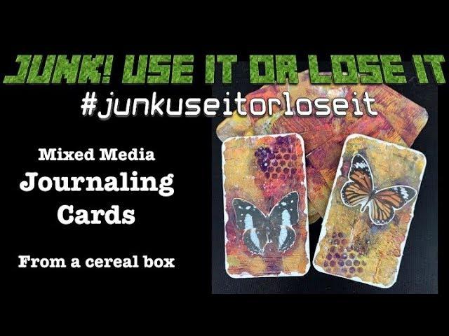 Journaling Cards #junkuseitorloseit