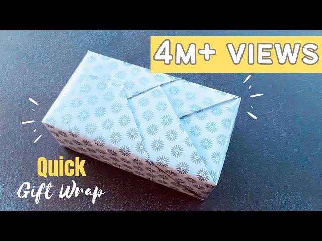 Easy Gift Wrapping | DIY Gift Packing Idea | Gift Wrap Idea for Christmas #giftwrap