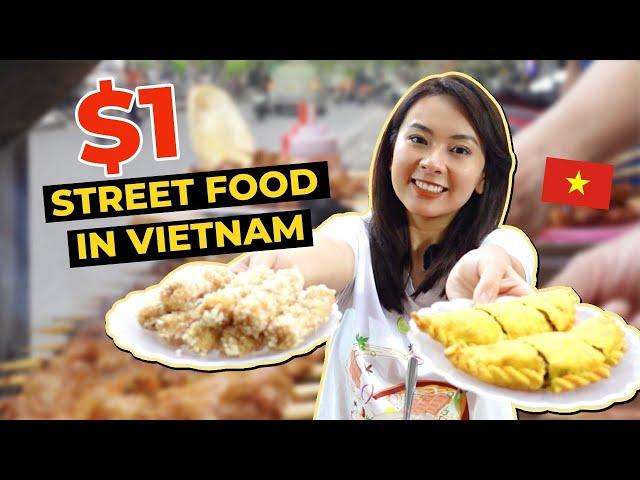 Street Foods Under $1 in Hanoi, Vietnam - Street Food Dollar Menu